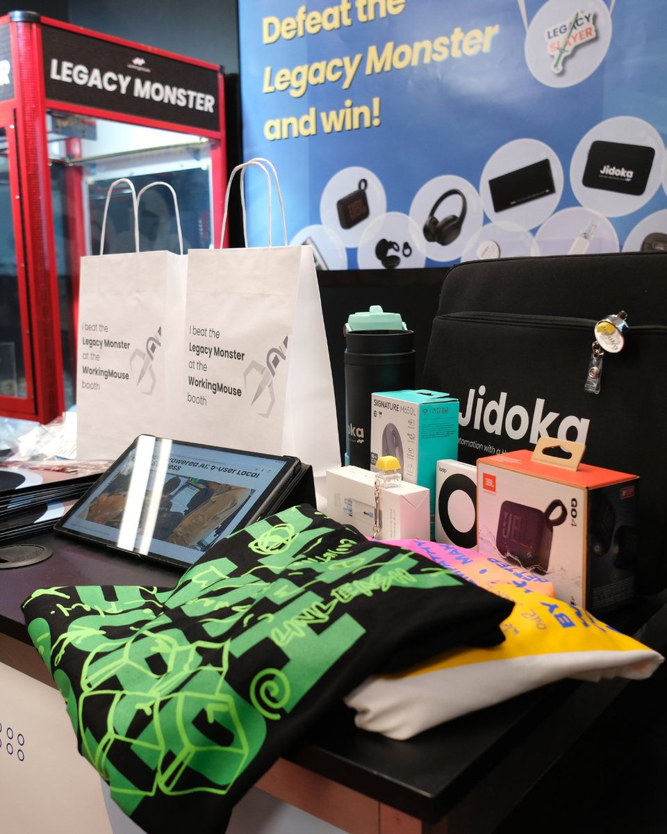 WorkingMouse_'s tweet image. Thanks to everyone who stepped up to the Legacy Monster claw machine at Tech in Gov 2025! Over two days we had countless wins, plenty of laughs, and some seriously determined prize-hunters.

#TechInGov #LegacyModernisation #Jidoka #WorkingMouse #ContinuousModernisation