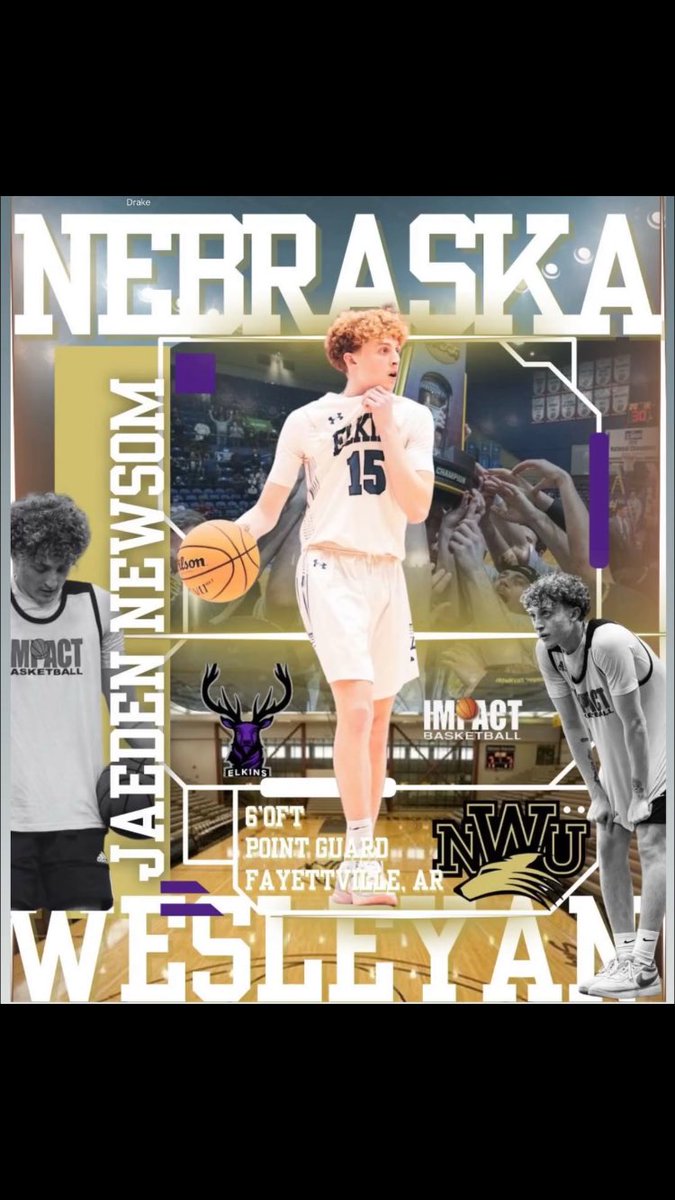 Congratulations to Jaeden Newsom on signing with Nebraska Wesleyan to continue his education and basketball career #ELKPRIDE