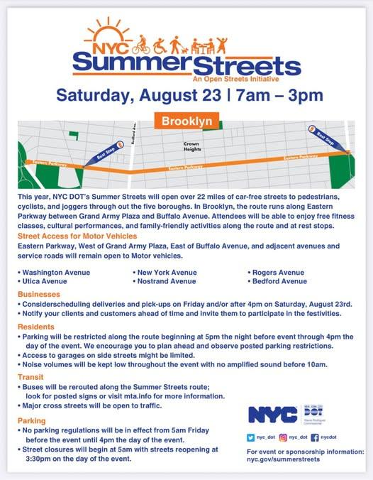 Get ready to enjoy, or to complain.
Up to you.  #crownheights