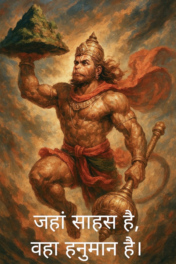 धर्मपथ 🚩 by Rajiv (@dharmpath11) on Twitter photo 🙏सुप्रभात! जय श्री राम!
जब भी धर्म के मार्ग पर कोई संकट आता है, तो हनुमान जी जैसा पराक्रम और साहस ही हमें रास्ता दिखाता है।
सत्य के लिए लड़ो, धर्म पर अडिग रहो, और हनुमान जी की तरह अपनी निष्ठा और शक्ति से सभी बाधाओं को पार करो।
 #Hanuman #JaiBajrangBali #SanatanDharma #DharmPath 🙏सुप्रभात! जय श्री राम!
जब भी धर्म के मार्ग पर कोई संकट आता है, तो हनुमान जी जैसा पराक्रम और साहस ही हमें रास्ता दिखाता है।
सत्य के लिए लड़ो, धर्म पर अडिग रहो, और हनुमान जी की तरह अपनी निष्ठा और शक्ति से सभी बाधाओं को पार करो।
 #Hanuman #JaiBajrangBali #SanatanDharma #DharmPath