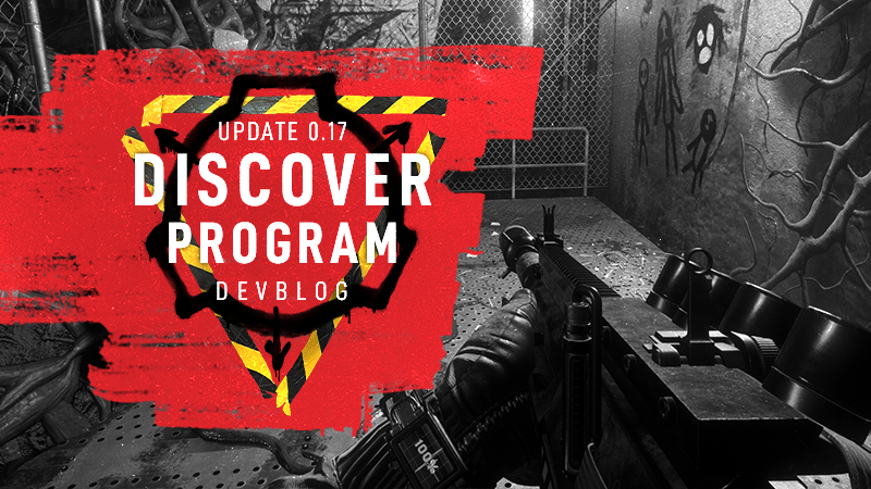 AffrayCo's tweet photo. The devblog for Update 0.17 is now live! Check out this deep dive on @SCP5K new mode.    

Additionally, SCP: 5K is on sale now—get the base game for 25% off, and the Omni Edition for 28%!    

We look forward to your mandatory participation in The Discover Program on August 20.