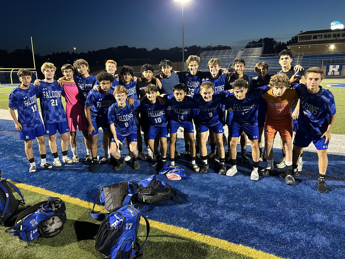 Boys soccer defeats Utica 2-1 and moves to 2-0 on the season <a href="/RHSFalcons/">Rochester High School</a> <a href="/MrWrinkleRHS/">Josh Wrinkle</a> <a href="/SOFisgood/">Soldiers Of Fortune</a> <a href="/MIPrepZone/">MIPrepZone</a>