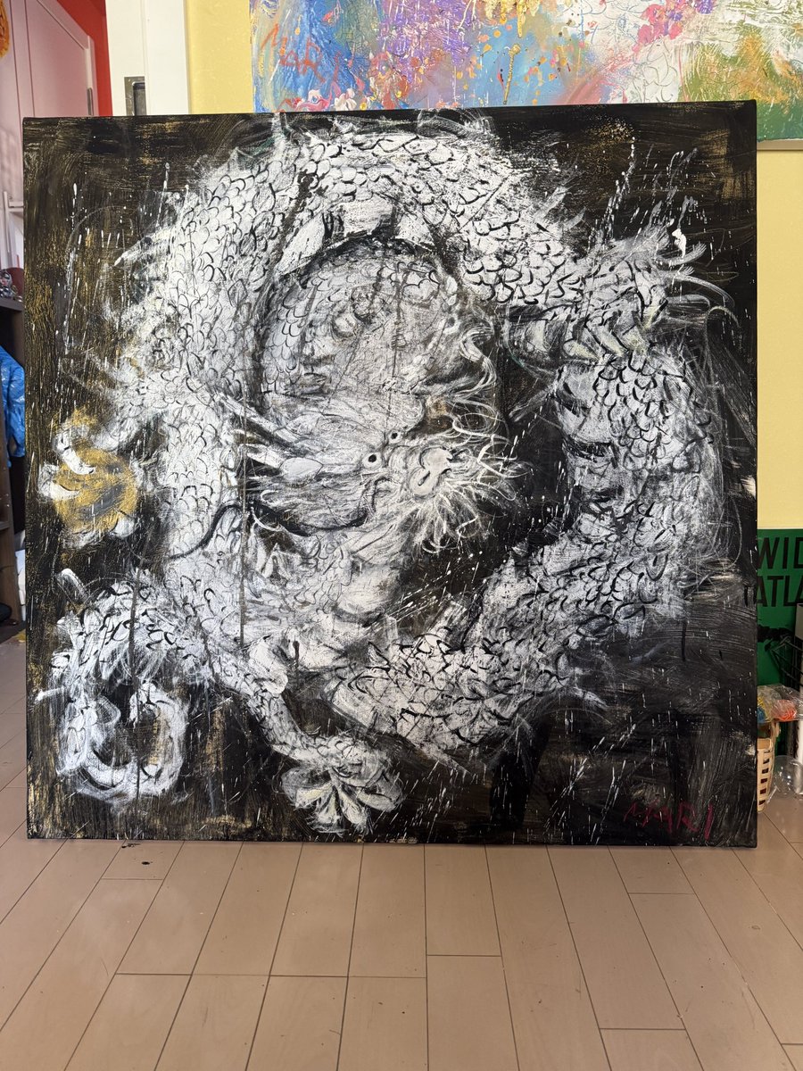 西村麻理さんアート 西村麻里🐲にしまり on X