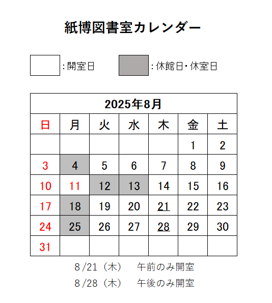 紙の博物館図書室 tweet media