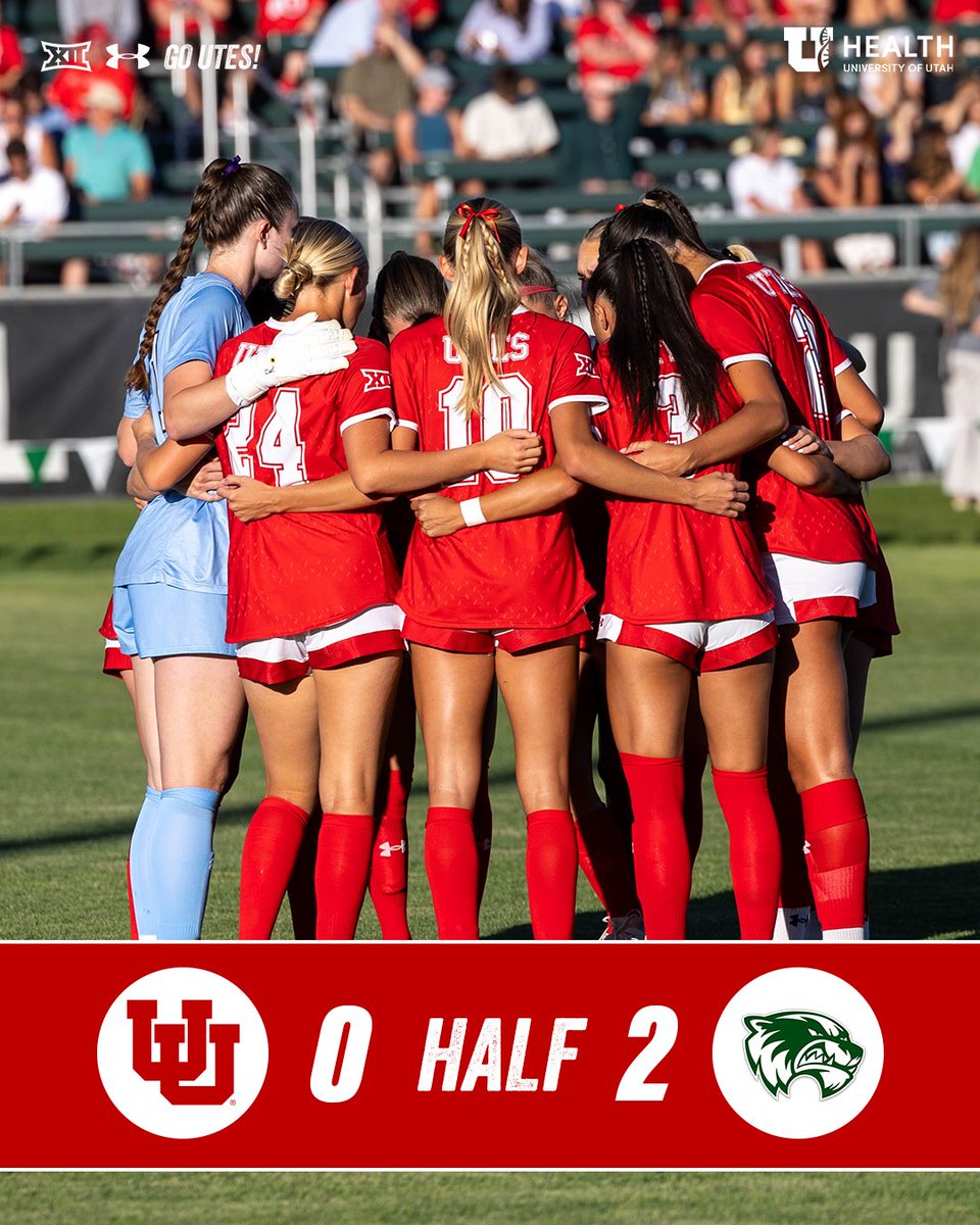 45’ | Work to do in the second half.

#GoUtes