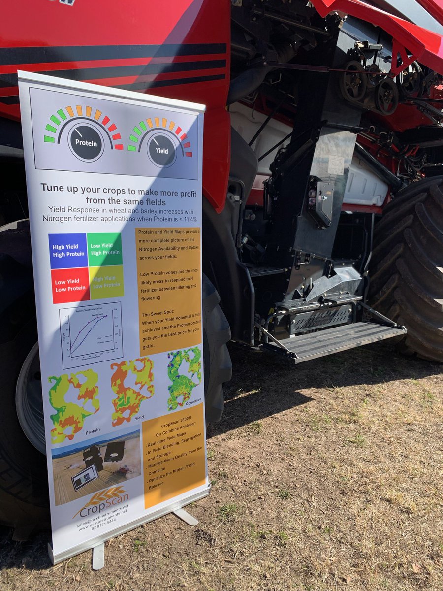 CropScan 4000VT on display with <a href="/CaseIHAus/">Case IH Australia</a> <a href="/AgQuip/">AgQuip</a>
