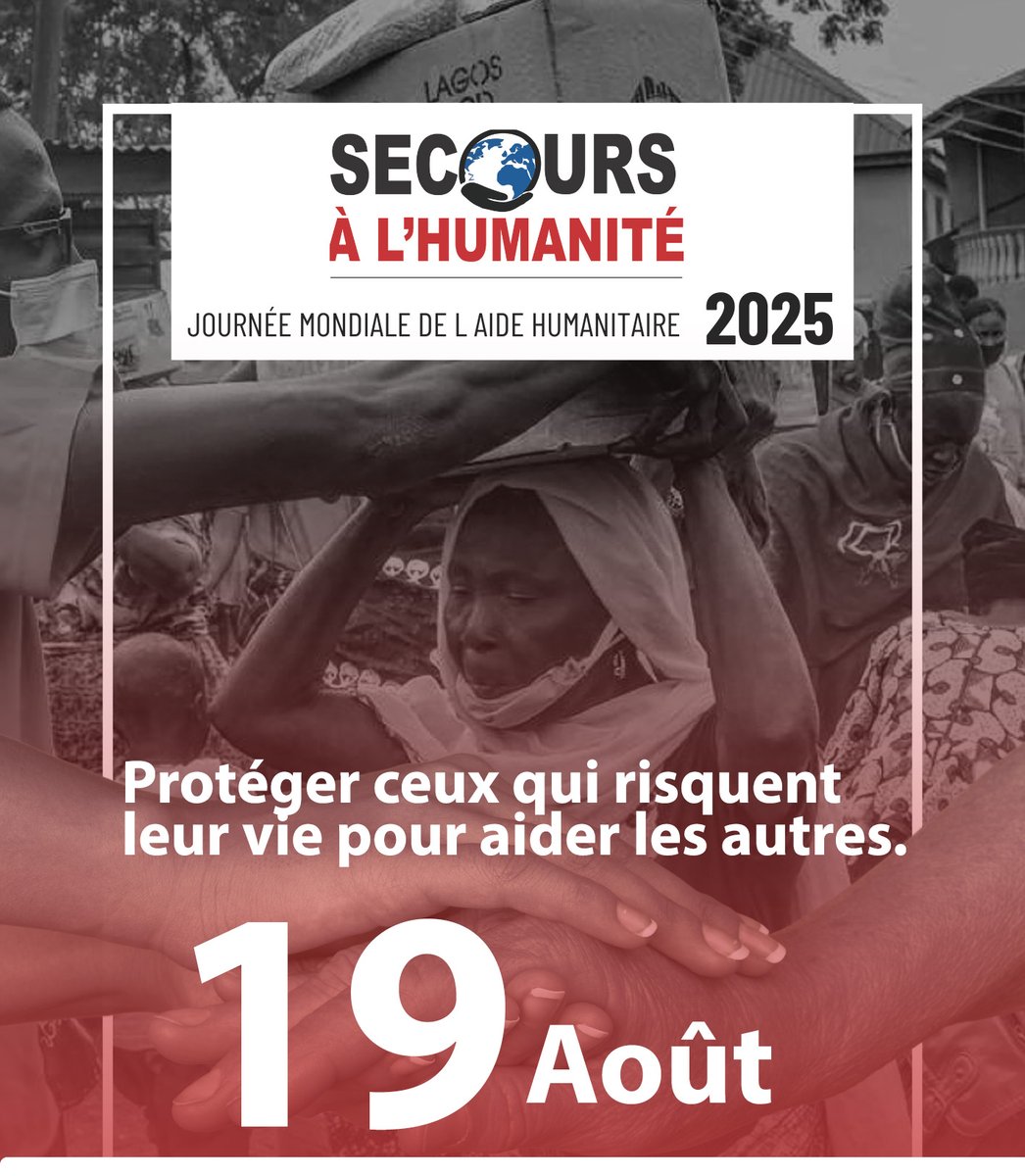 🌍💙 Derrière chaque sourire retrouvé, chaque vie sauvée, nos équipes se battent pour l’espoir.
En cette Journée mondiale de l’aide humanitaire, nous renouvelons notre engagement face aux défis.
Unis, nous pouvons construire un monde plus humain.
#JournéeHumanitaire #Solidarité