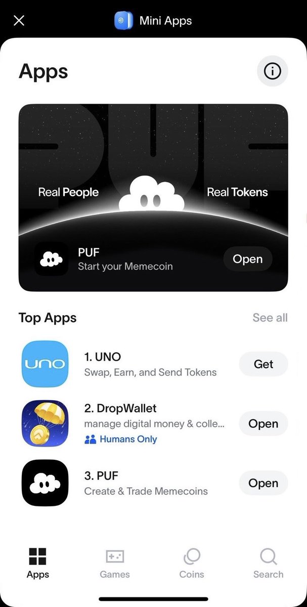 Now Top 3 on World App! ☁️

Grateful to the World Team and every verified human using PUF.