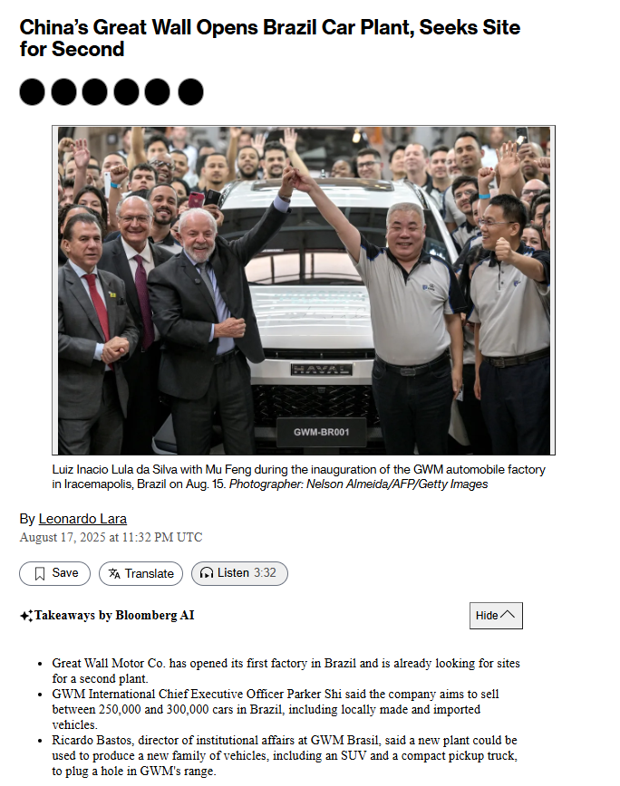 Decipherintl's tweet photo. (1/5) Big news for Great Wall Motor (https://t.co/HgdSg6ohUV), which we initially bought due to robust Russia exports (search article in our Substack). Trade performed well short term but Russia sales have since slowed and stock went sideways. Why are we still bullish? 🧵 https://t.co/LqC95Jhq5M