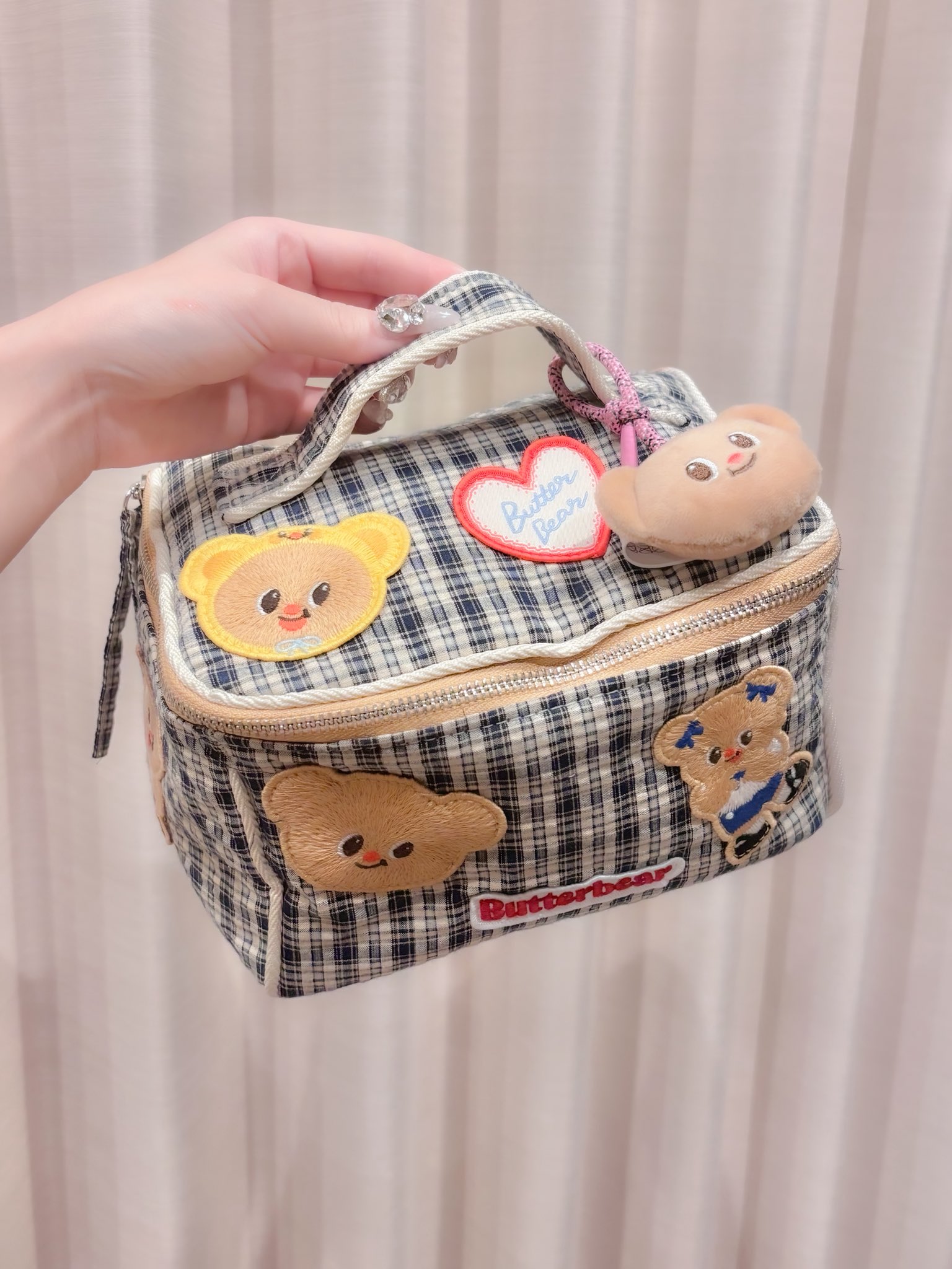 BUTTERBEAR ZARA モコモコ　バターベア　トラベルポーチ　もこもこ BUTTERBEAR ZARA モコモコ バターベア トラベルポーチ もこもこ