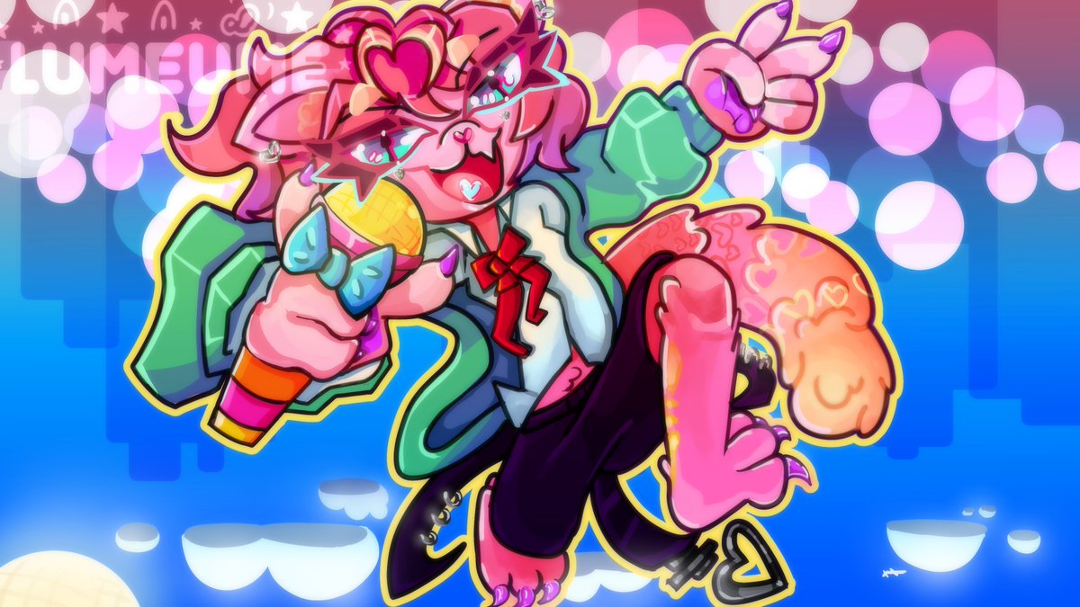 LumeUme_'s tweet photo. 🍭My side of an Art🎨Trade with @eyebowie !!!🩷

This is his version of Ramuda🍬 from Hypnosis Mic!! :3

#hypmic #hypnosismic #divisionrapbattle #ramuda #FLINGPOSSE #ヒプマイ #ヒプマイ2ndDRB https://t.co/B5Ysaw2PKP