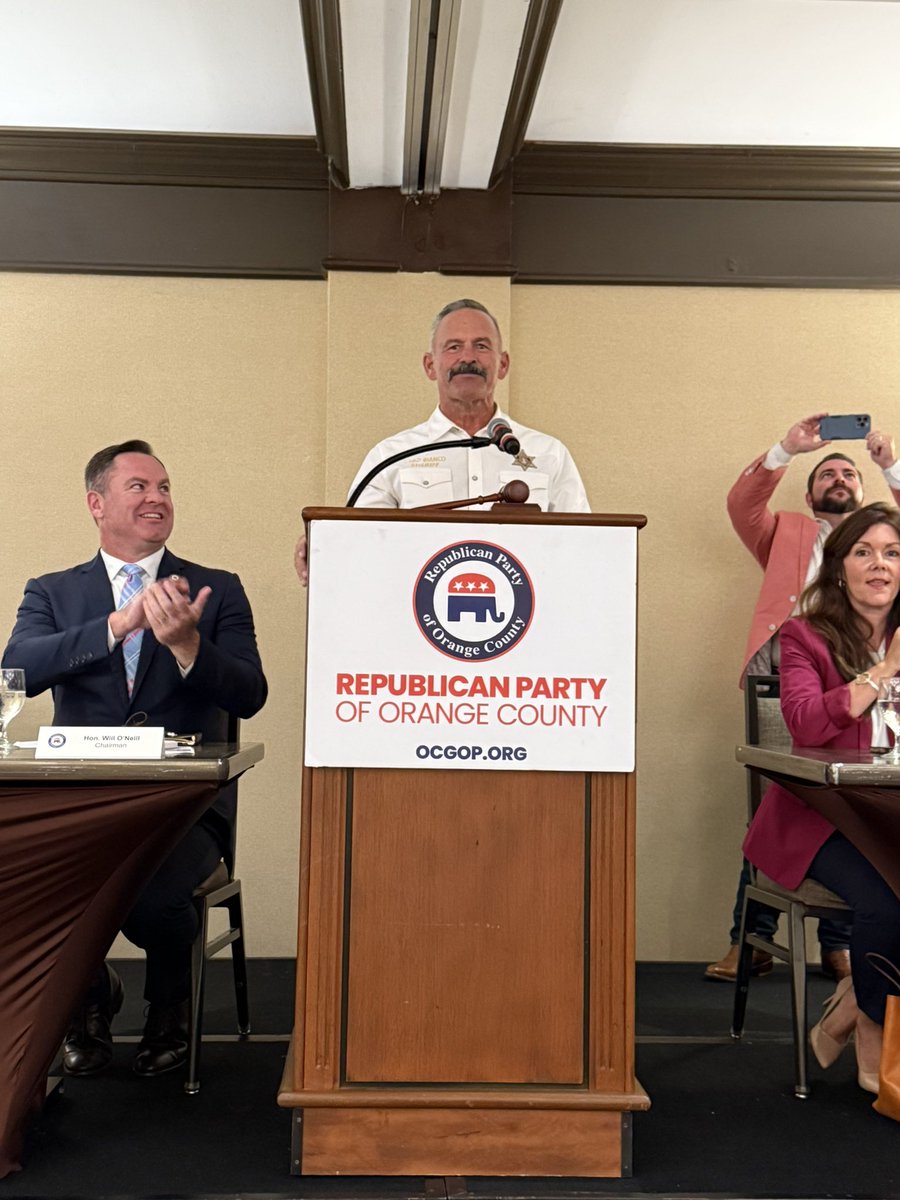 Jon Fleischman (@flashreport) on Twitter photo Speaking to the <a href="/OCGOP/">OC Republicans</a> tonight is gubernatorial candidate and Riverside County Sheriff <a href="/ChadBianco/">Sheriff Chad Bianco</a>! As Treasurer of the Committee I appreciate him speaking to our Chairman’s Circle fundraising event first! 💰 Speaking to the <a href="/OCGOP/">OC Republicans</a> tonight is gubernatorial candidate and Riverside County Sheriff <a href="/ChadBianco/">Sheriff Chad Bianco</a>! As Treasurer of the Committee I appreciate him speaking to our Chairman’s Circle fundraising event first! 💰