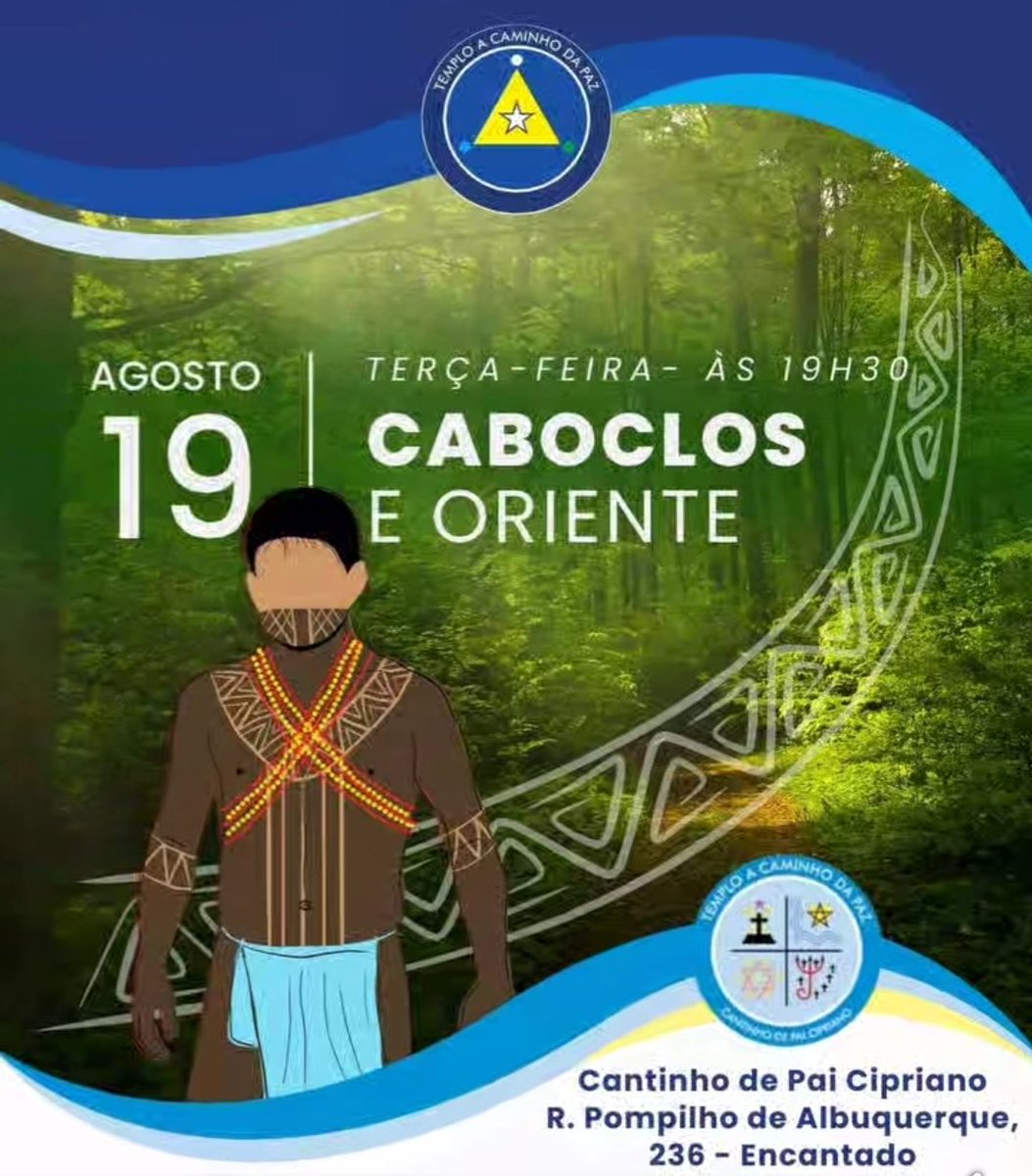 andreluizrf33's tweet image. Esperamos por vocês, sejam todos bem-vindos.
Corrente de cura com povo do Oriente e atendimento com os Caboclos. Bairro do Encantado, ao lado da saída 2 da linha amarela sentido barra. #meier #engenhodedentro #engenhao #umbanda #umbandista #axe #amor #caridade