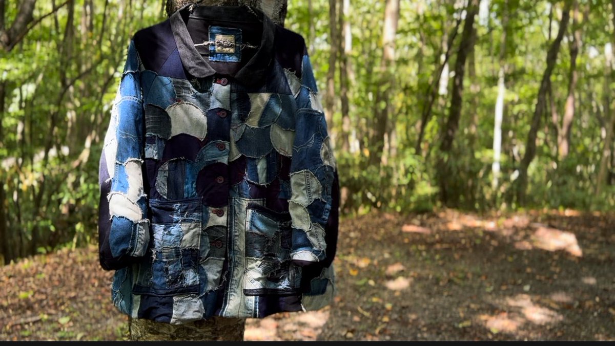 vol.258 Ku食う・Nu縫う・Asobu遊ぶ、森暮らしの60代服飾作家のused再構築。アンティークキルトで再構築のコート&amp;刺し子パンツ完成 youtu.be/0-1jzbTp33k?si… <a href="/YouTube/">YouTube</a>より