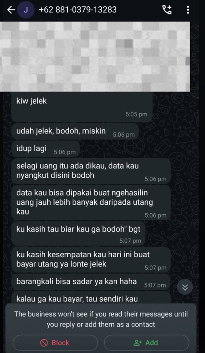Kucing_panjol's tweet photo. Awal awal chatt maki maki ngga aku respon eh besokannya chatt kepada Yth 😂bisa aku ajuin pake baju bisa bisanya di edit kek gapake baju 😌 #pinjol https://t.co/MrGNjKYlMM