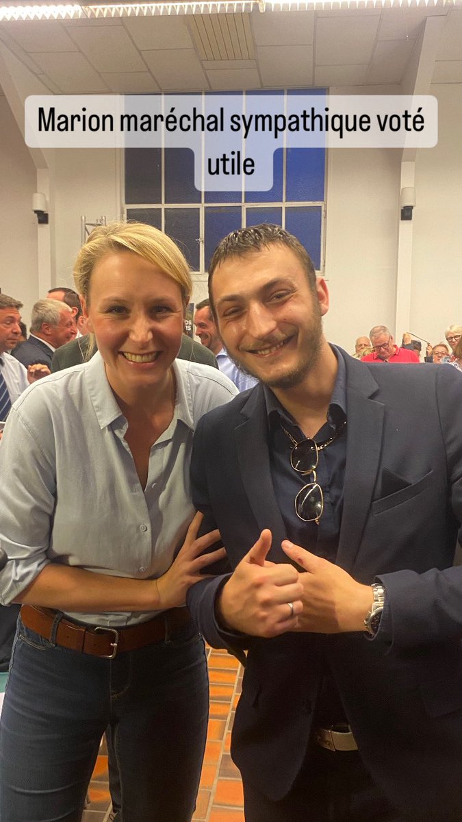 Voici un partie politique qui devrait se réunir sans oublier la brillante Sarah Knafo ainsi que un bon rétablissement à Marion Maréchal pour son incident en Italie🇮🇹. #politique #sarahknafo #droite #marionmarechal #retablissement #union ❤️🇫🇷🥇
