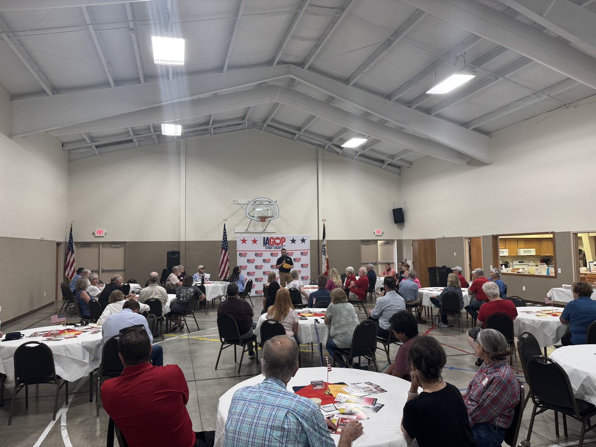 Randy Feenstra (@randyfeenstra) on Twitter photo While I was in Davenport with <a href="/IowansForMike/">Iowans For Mike Vondran</a>, Jacob on #TeamFeenstra was in Nevada at the Story County GOP Judge Joseph Story Dinner Sweet Corn Feed with <a href="/brettbarker/">Brett Barker</a>, Sen. Kara Warme, <a href="/CournoyerIA/">Chris Cournoyer</a>, and fellow Republicans.
In Iowa, we will always defend our conservative values. While I was in Davenport with <a href="/IowansForMike/">Iowans For Mike Vondran</a>, Jacob on #TeamFeenstra was in Nevada at the Story County GOP Judge Joseph Story Dinner Sweet Corn Feed with <a href="/brettbarker/">Brett Barker</a>, Sen. Kara Warme, <a href="/CournoyerIA/">Chris Cournoyer</a>, and fellow Republicans.
In Iowa, we will always defend our conservative values.