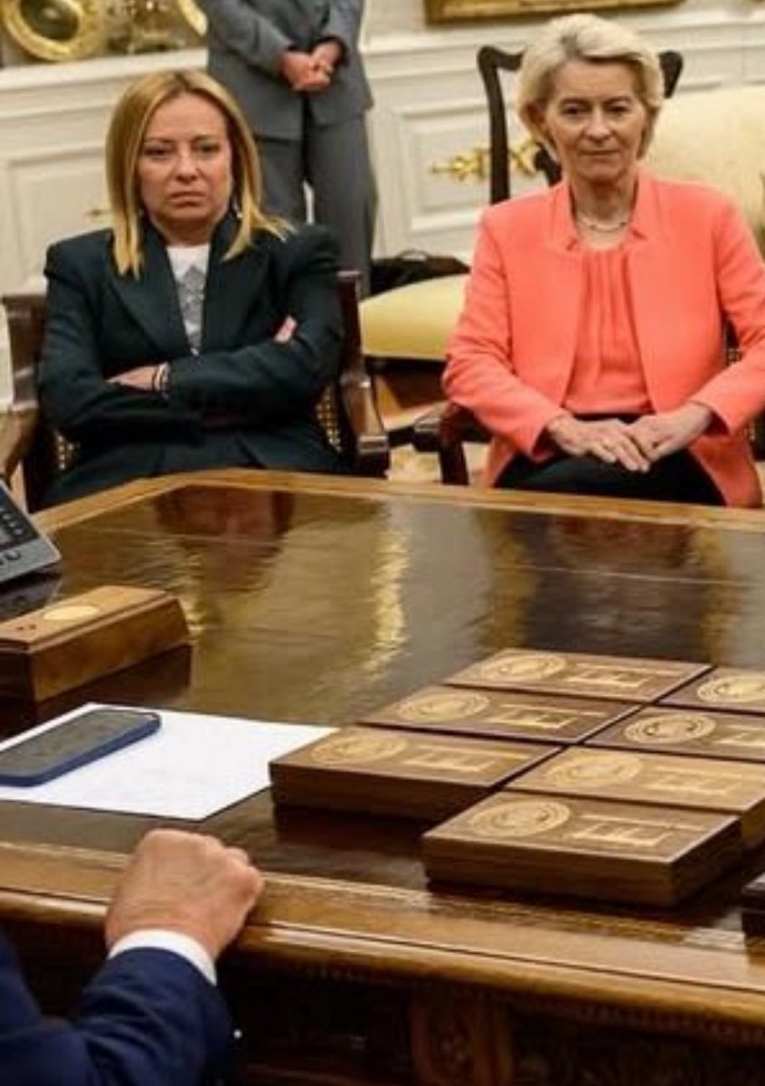 Hahahaha 😂😂😂😂

Look at Giorgio Meloni’s face as Trump goes into his third rendition of how he won the election in the greatest landslide in American history.