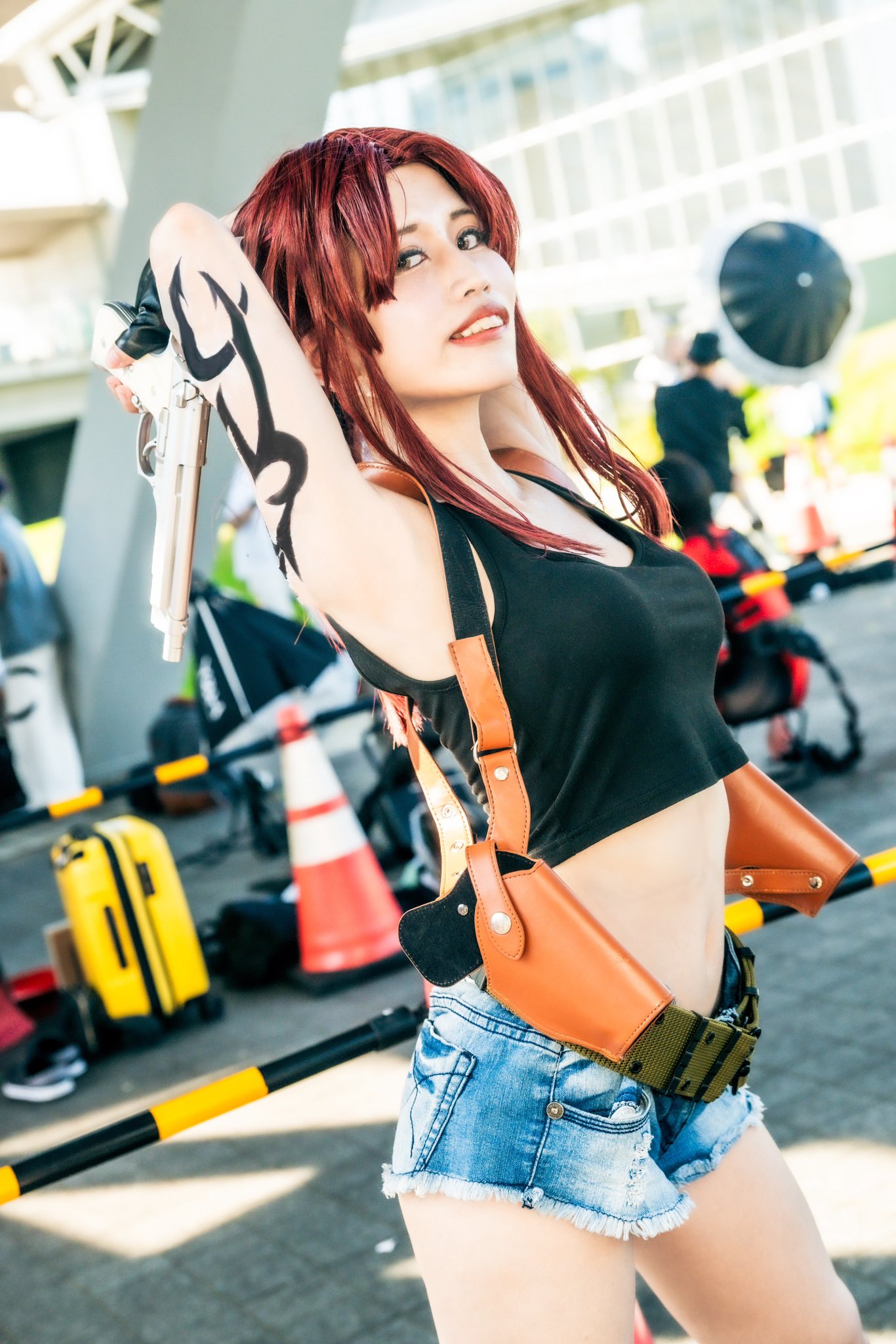 S/D] Lexx_cosBLACK LAGOONブラックラグーン レヴィコスプレ衣装