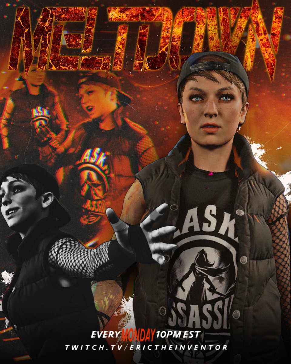IWF on Twitch (@iwfuniverse) on Twitter photo HERE WE GO‼️
#MondayNightMELTDOWN STARTS NOW! 🟠
REDEMPTION CHAMPIONSHIP KICK OFF - <a href="/JohnnyIsSCW/">Johnny Bates</a> RETURNS TO MAIN ROSTER - <a href="/BBD_BTW/">BBD</a> VS. <a href="/THEEDUCATORiwf/">your worst nightmare</a> - <a href="/crybabysupeyIWF/">supey</a> SURPRISE + MORE! 👀
HIT THE MERCH BOOTH - GET TO YOUR SEATS!
twitch.tv/erictheinventor HERE WE GO‼️
#MondayNightMELTDOWN STARTS NOW! 🟠
REDEMPTION CHAMPIONSHIP KICK OFF - <a href="/JohnnyIsSCW/">Johnny Bates</a> RETURNS TO MAIN ROSTER - <a href="/BBD_BTW/">BBD</a> VS. <a href="/THEEDUCATORiwf/">your worst nightmare</a> - <a href="/crybabysupeyIWF/">supey</a> SURPRISE + MORE! 👀
HIT THE MERCH BOOTH - GET TO YOUR SEATS!
twitch.tv/erictheinventor