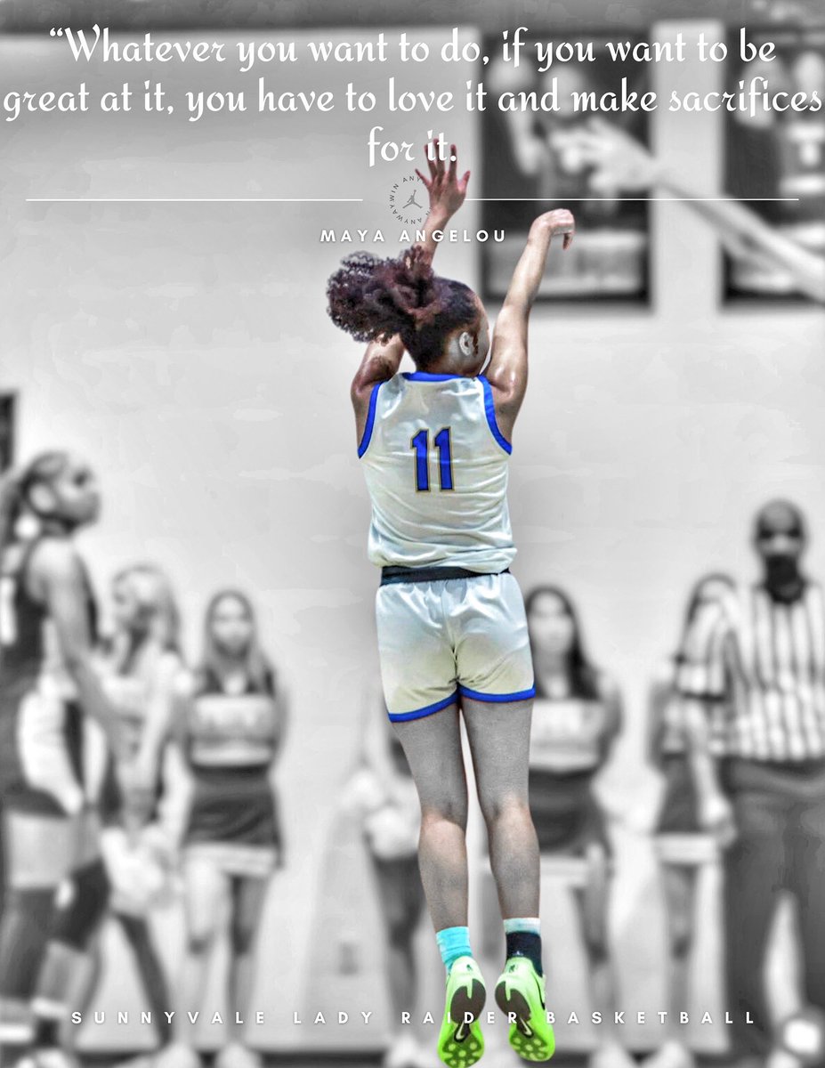 MOTIVATIONAL MONDAY 🏀
“Whatever you want to do, if you want to be great at it, you have to love it and make sacrifices for it.”