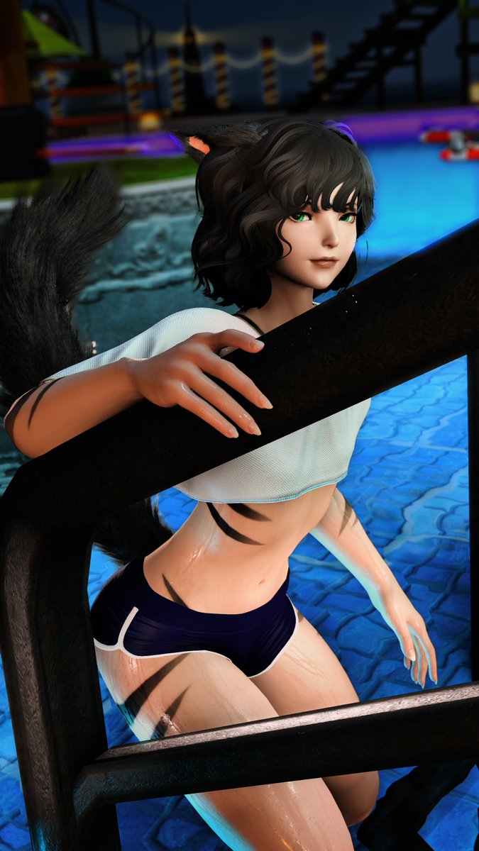 This count's as a bath right~
#ffxiv | #GPOSER | #miqote | #femboy