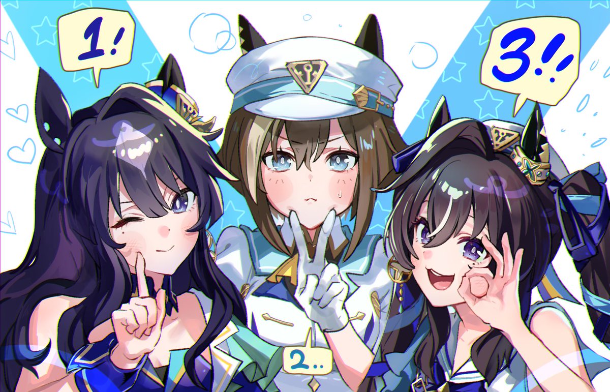 V자매!✨ #ウマ娘 #ヴィルシーナ #シュヴァルグラン #ヴィブロス (진짜