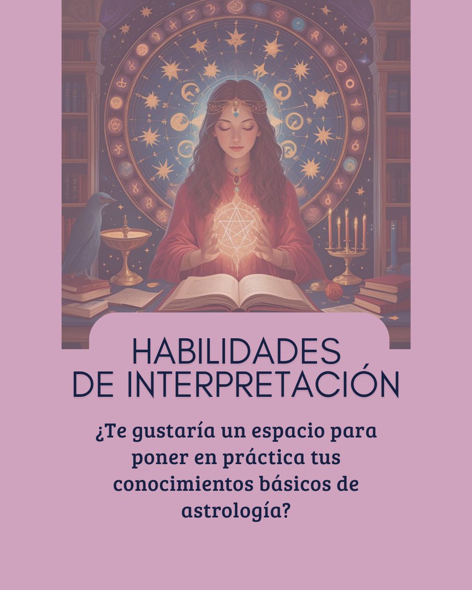 TuitAstrologico's tweet photo. El 25 de septiembre comienza este taller de 10 clases en donde te compartiré herramientas para dar forma o mejorar tus habilidades de interpretación astrológica.

Las inscripciones se abren el 23 de agosto y hay precio con descuento si te inscribes este mes.

Escríbeme para más información.