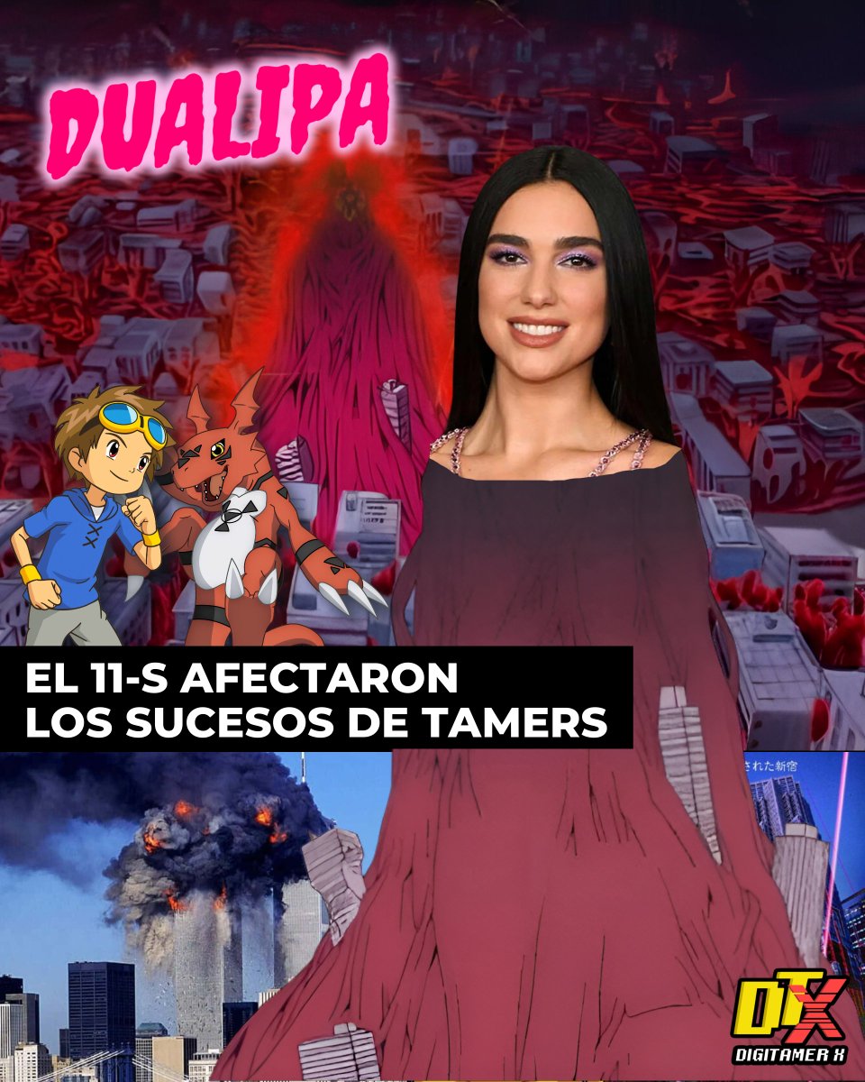 DigitamerX's tweet image. ❗ #DatosDigimon Random hasta que consiga novia #50

💀 ¿Sabías que un suceso mundial en el año 2001 🇺🇸cambió por completo la manera en que se presentó el antagonista final de Digimon Tamers?

ℹ️El D-Reaper (o Delipa)...

#Digimon #DigimonTamers #anime #SabiasQue #Delipa #DReaper