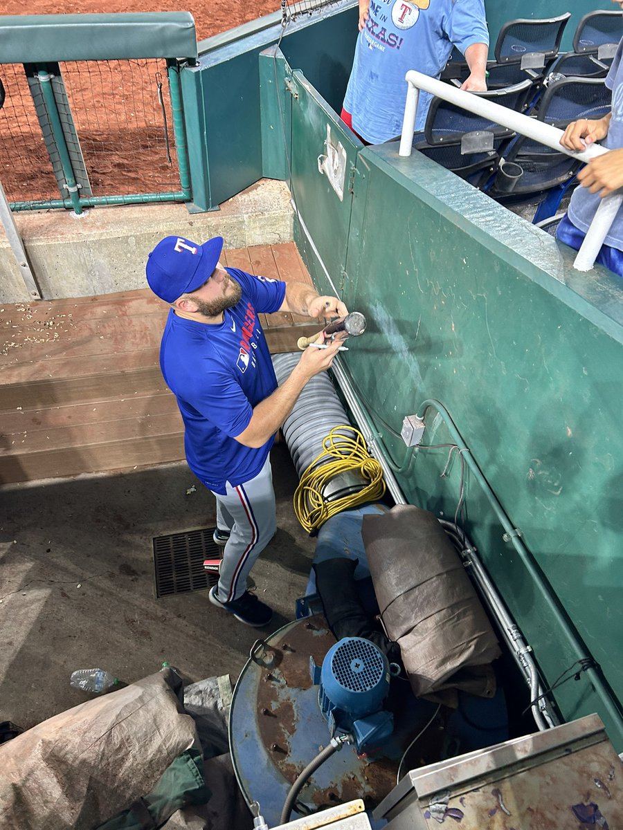 James MN Harris (Missouri) (@jamesmnharris) on Twitter photo Thank you <a href="/Burgatron13/">Jake Burger</a> for taking a moment after the <a href="/Royals/">Kansas City Royals</a>–<a href="/Rangers/">Texas Rangers</a> game to say hello to my son Jack and sign a bat for him. This baseball-loving kid will remember it forever. A true class act. 🙌⚾ <a href="/MLB/">MLB</a> Thank you <a href="/Burgatron13/">Jake Burger</a> for taking a moment after the <a href="/Royals/">Kansas City Royals</a>–<a href="/Rangers/">Texas Rangers</a> game to say hello to my son Jack and sign a bat for him. This baseball-loving kid will remember it forever. A true class act. 🙌⚾ <a href="/MLB/">MLB</a>
