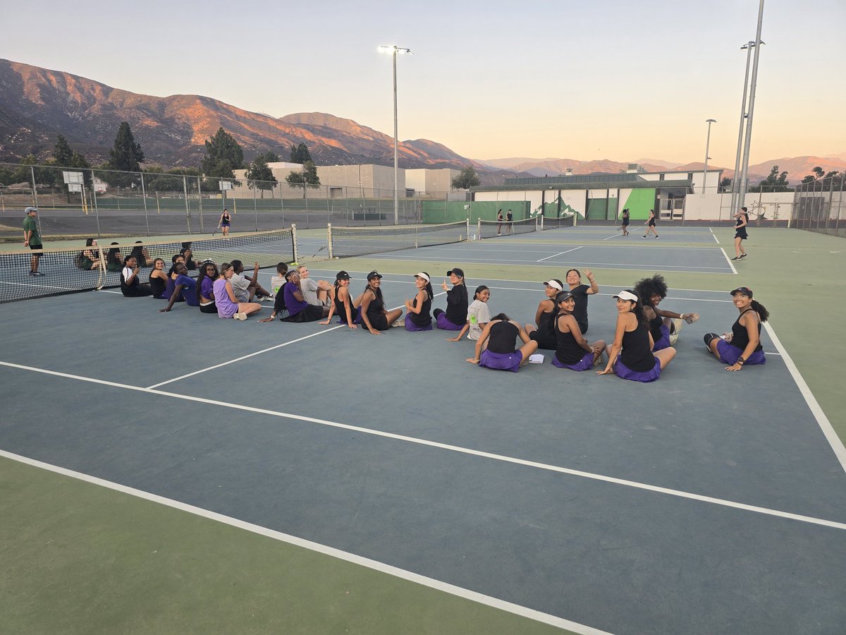 Rancho Girls Tennis win their first preseason match V 18-0, JV 17-1 - good start to the year! Tmrw, Tue playing Temecula Valley - first V hm game 3pm, JV away - come support! Go Cougars!
<a href="/RanchoHSCougars/">Principal Aikens</a> <a href="/MrRobertSanch/">RCHS Athletics & Activities</a> <a href="/sports_rchs/">RCHS Sports</a> <a href="/asbRCHS/">RCHS ASB</a> <a href="/RchsBstrs/">RCHS Cougar Boosters</a> <a href="/RchsStore/">RCHS Student Store</a>