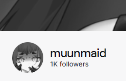 muunmaid's tweet photo. We just hit 1k at the end of stream😭 aaaaaaaaaa https://t.co/v0XOs9cp6N