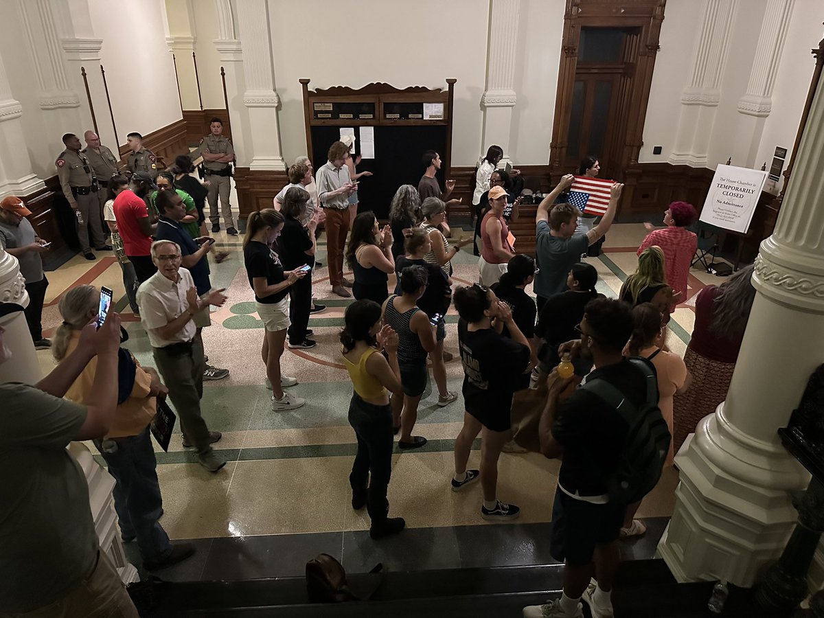 Pastors for Children (@pastors4txkids) on Twitter photo Outside the #txlege House chamber where a crowd is gathered in support of our friend Rep. <a href="/NicoleCollier95/">Nicole Collier</a> who refuses to submit to <a href="/Burrows4TX/">Dustin Burrows</a>’s edict that all Democrats must be escorted by a Texas DPS officer.
<a href="/TexasGOP/">Texas GOP</a> bullying & childishness as they serve <a href="/realDonaldTrump/">Donald J. Trump</a> Outside the #txlege House chamber where a crowd is gathered in support of our friend Rep. <a href="/NicoleCollier95/">Nicole Collier</a> who refuses to submit to <a href="/Burrows4TX/">Dustin Burrows</a>’s edict that all Democrats must be escorted by a Texas DPS officer.
<a href="/TexasGOP/">Texas GOP</a> bullying & childishness as they serve <a href="/realDonaldTrump/">Donald J. Trump</a>