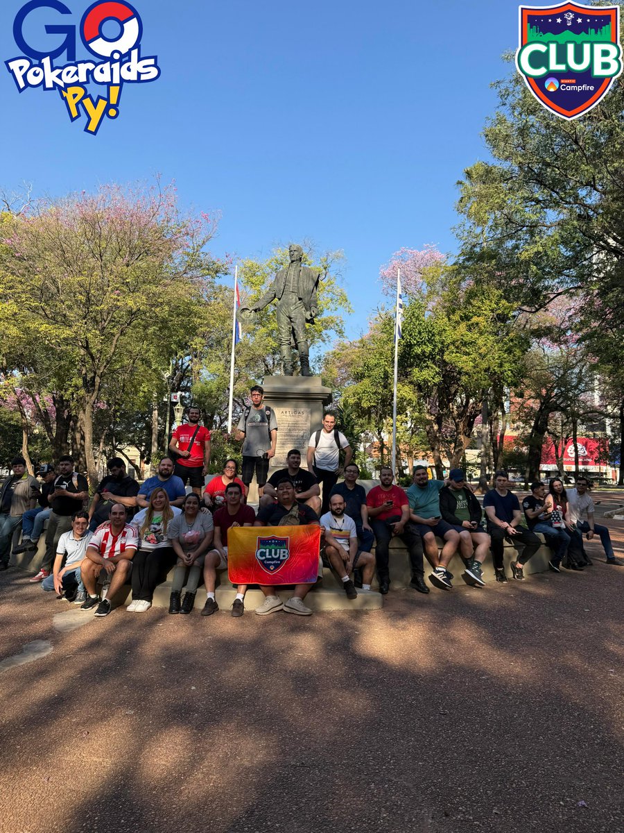 GoPokeraidsPy's tweet photo. Fin de semana de eventos en la plaza Uruguaya!
Nos vemos el próximo fin de semana para el Go Fest: MAX FINALE!
#GoPokeraidsPy!🇵🇾
#ClubCampfire
@PokemonGoAppLA https://t.co/8mdKiRRmH7