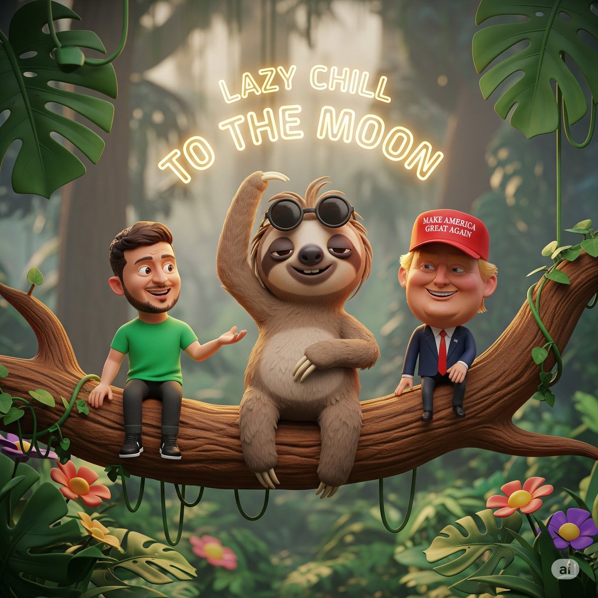 🦥 Can you imagine Zelensky and Trump together for lazychill? 😂
<a href="/realDonaldTrump/">Donald J. Trump</a> <a href="/ZelenskyyUa/">Volodymyr Zelenskyy / Володимир Зеленський</a>
This week we will launch our website🔥

#lazychillcrypto #bitcoin #MemeCoin #SolanaMemeCoin