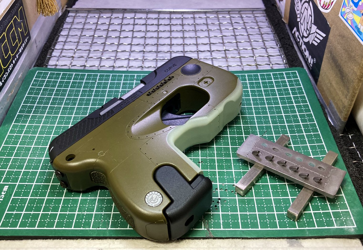 「塗装」どらねこ Z1 夜桜ペイント 龍と虎と花札モチーフの和モダンカスタム｜飴色