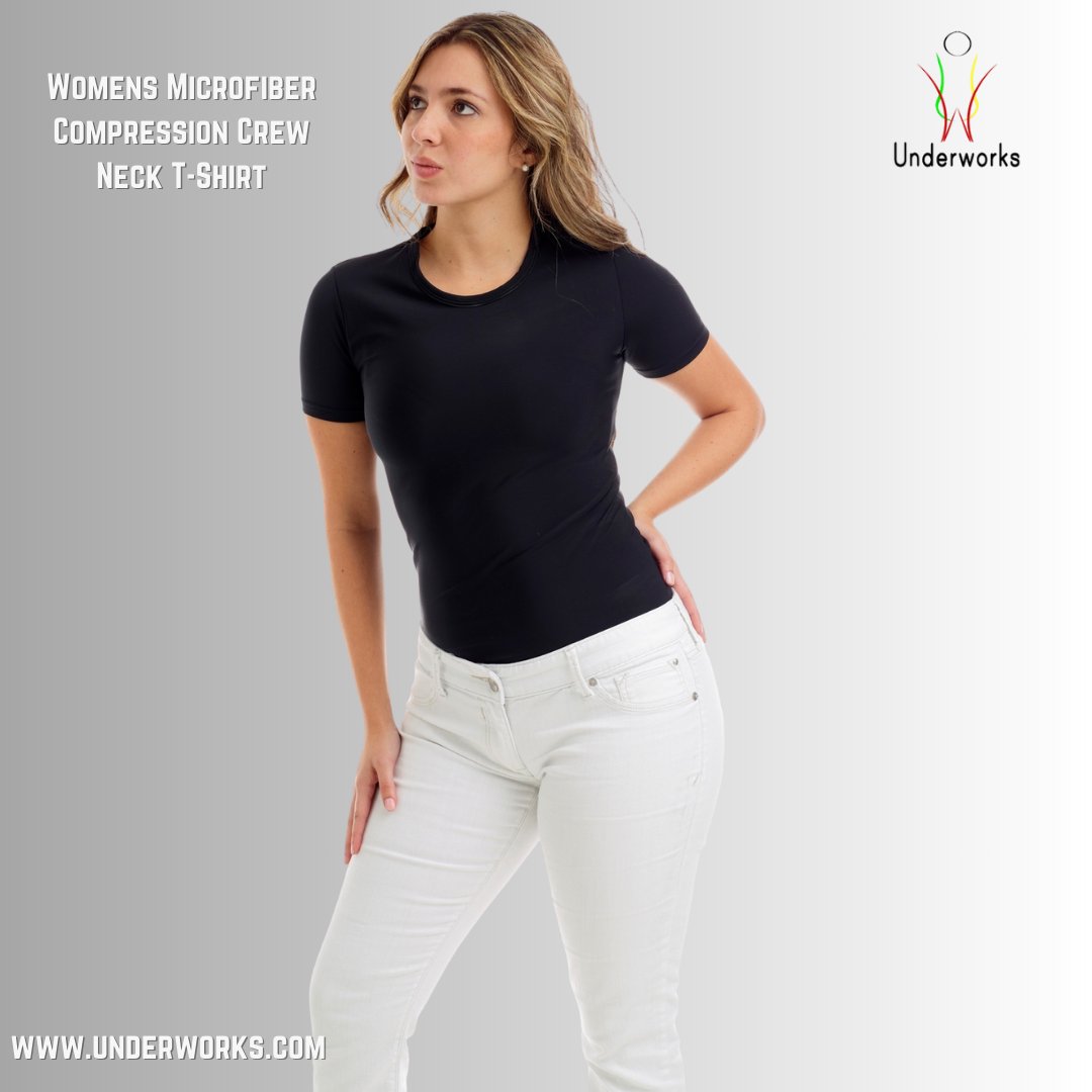 UnderworksStore's tweet image. Sleek, comfy, and flattering all day! 🌟 Perfect base layer or standalone style, your new wardrobe essential is here. Made in the USA for comfort that moves with you. 💖 

underworks.com/womensmicrofib… #Underworks #CompressionTee 

#MicrofiberMagic #compressionshirt #ComfyChic #OOTD