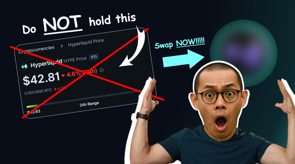 If you're holding spot $HYPE you need to dump it NOW

Here's why 👇