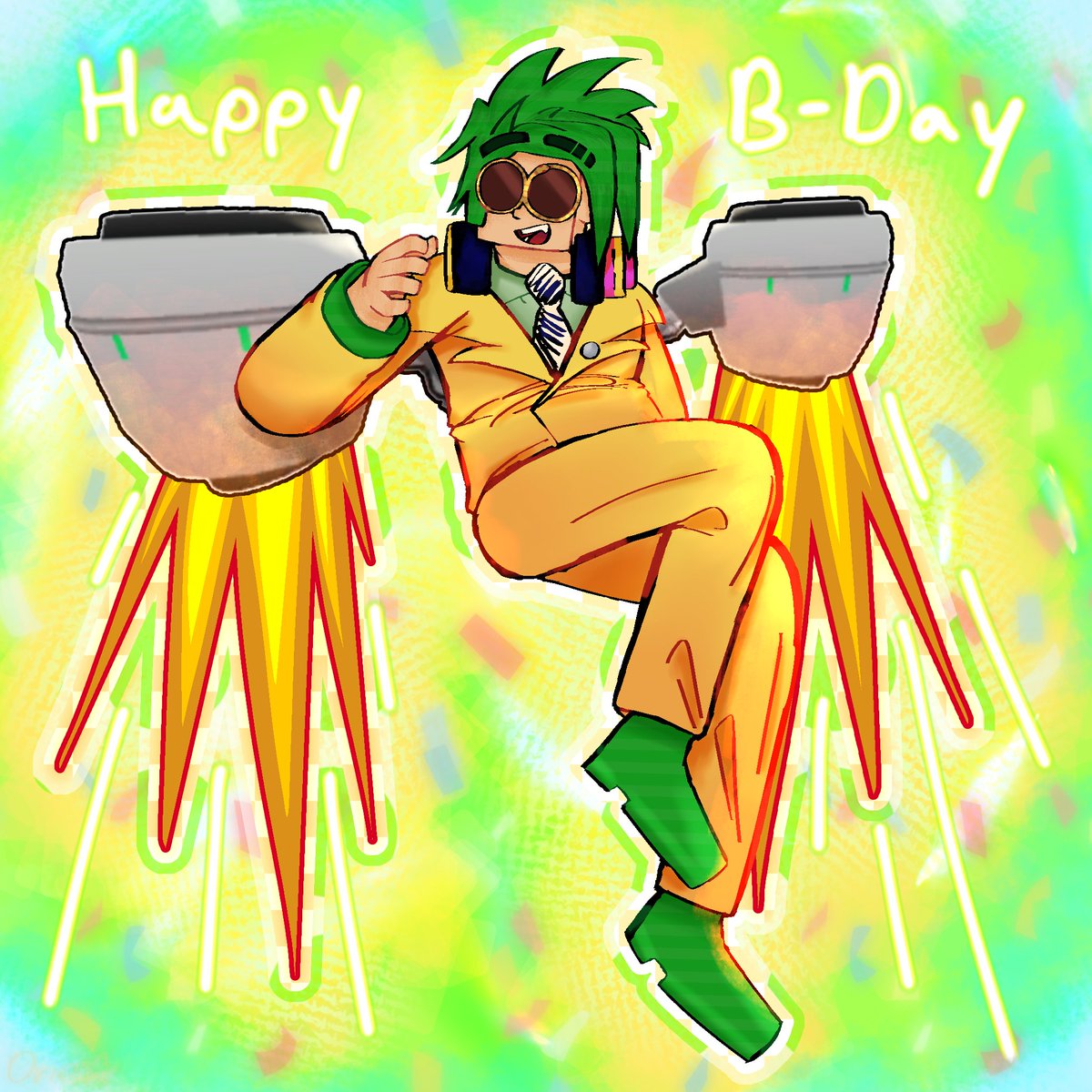 OrieCrumbs's tweet photo. HAPPY BIRTHDAY @DJMonopoli 🎉‼️
—————————
#art #terabrite https://t.co/40rL3aRSnO