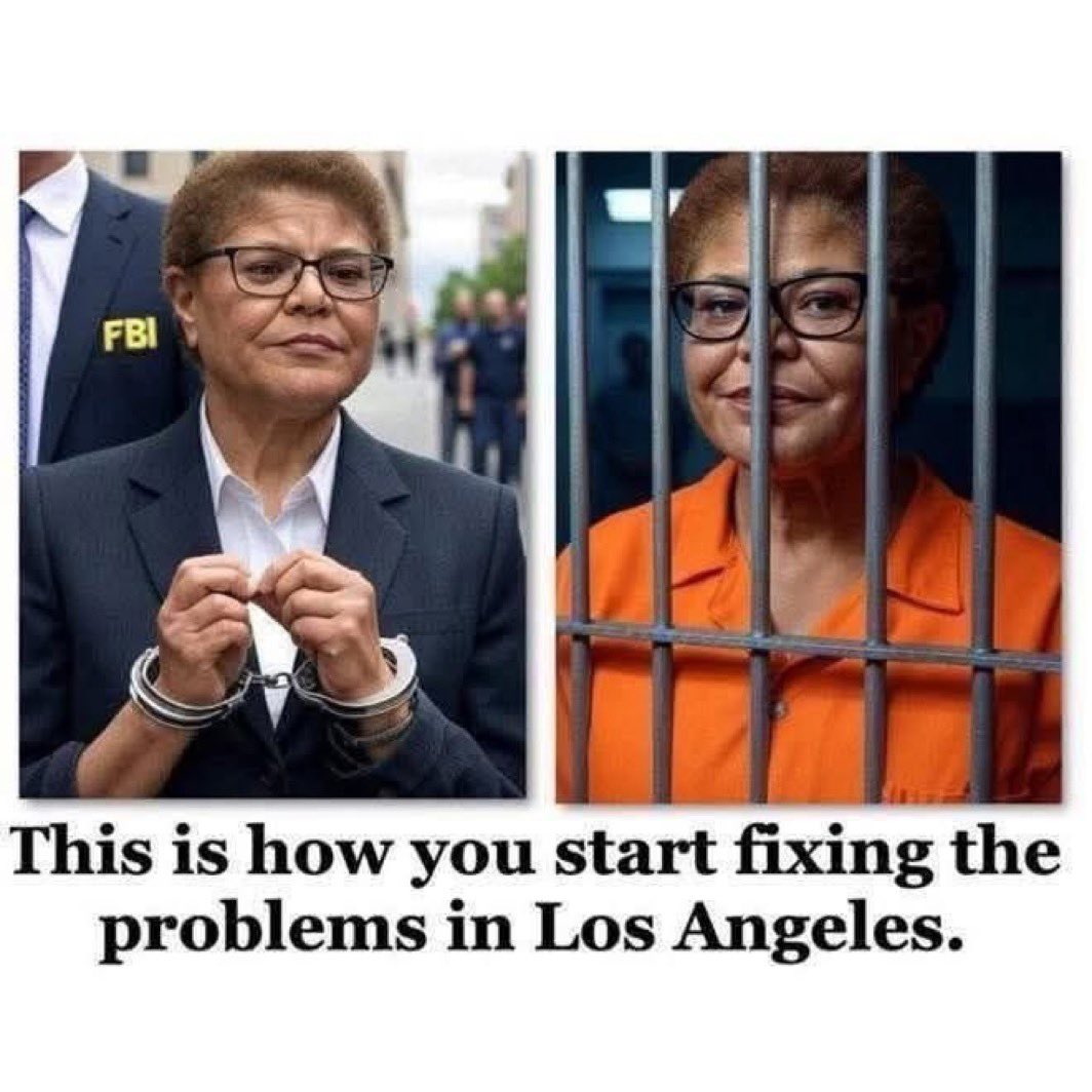 MuseMelodic's tweet photo. Well....I hate to inform the ever so flamingly unintelligent Mayor DumBass @MayorOfLA that our taxes are paying for a service. 
If you cannot provide that service, what the heck are we paying for Ms Inept of the 3rd world?  
Karen Bass needs to be arrested. 
If she isn’t arrested, she needs a vigilante justice lynch mob to come after her. She deserves that much. It’s only fair!
