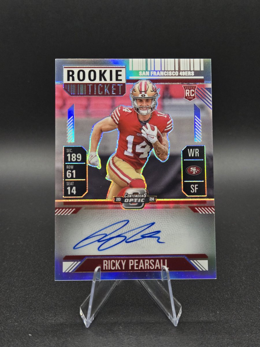 Ricky Pearsall Rookie Ticket On Card Auto
$40
