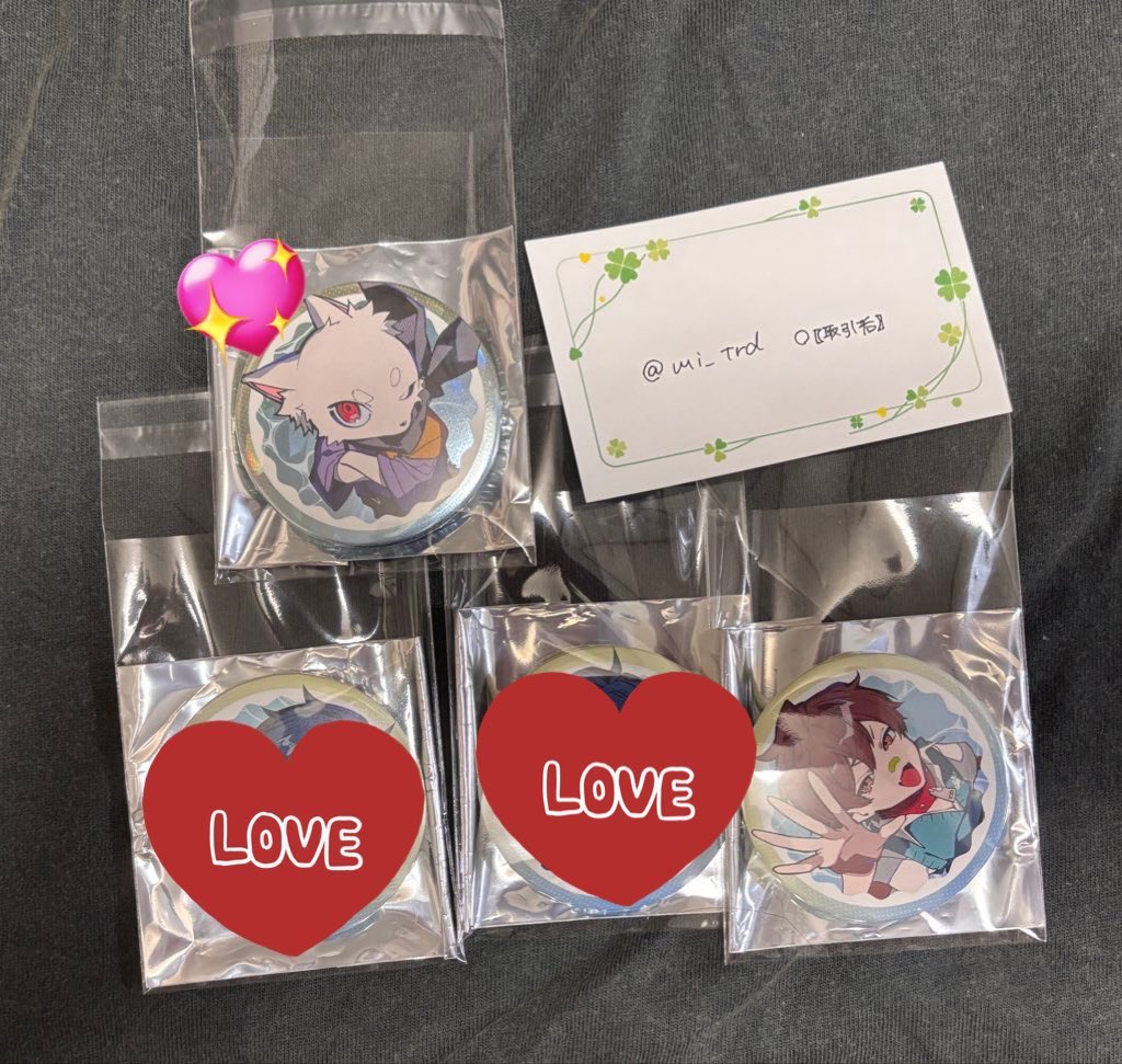 mi_trd's tweet photo. 缶バッジ  チェキ風カード CRフェス  2025 交換

求 👹＞定価（ホロはホロ同士のみ）

譲  🐱 🐶🐾 ☠️ 🐰🧚 🤍🖤 🦷（💖はホロ）

ホロ↔︎ホロを優先希望しています。
現地対応となります！
気軽にリプ・DMよろしくお願いします🙇🏻‍♀️ https://t.co/ZRktu1az1W