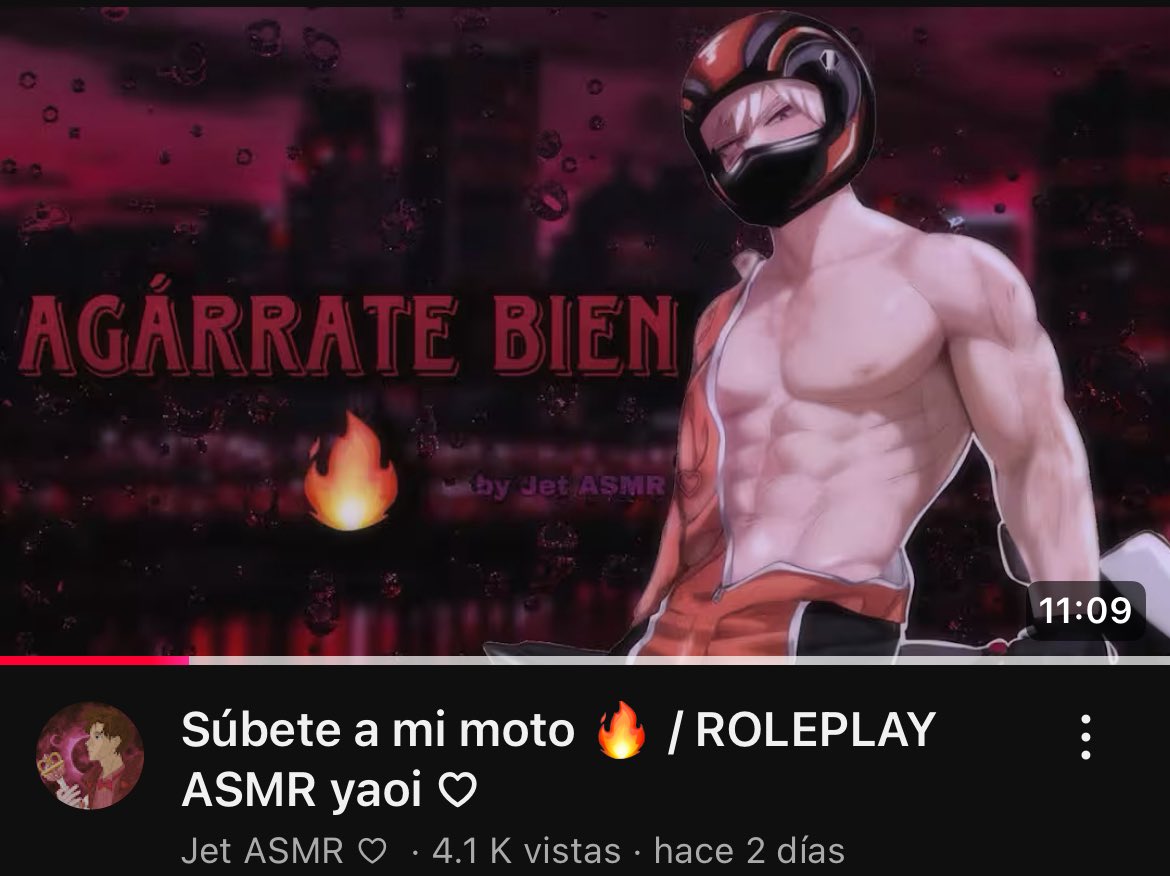 JetASMR's tweet photo. ¿Ya vieron el nuevo video? 🔥

Link: https://t.co/THvQs0ZGNI https://t.co/4bfNZ9Zt7X