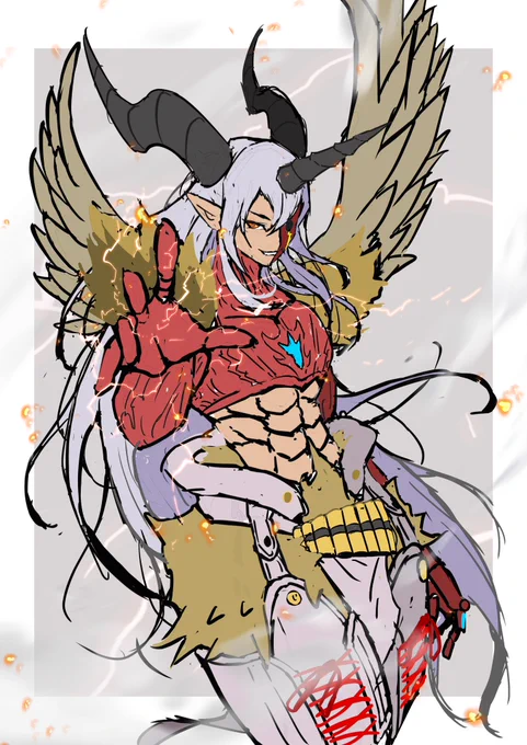 アイギオテュースモン ラフ画 #Digimon #デジモン