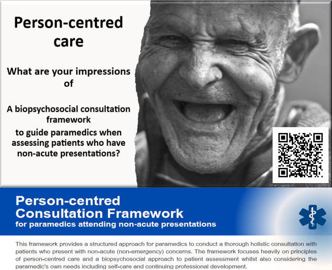 Seeking research participants: 
- Qualified paramedics 
- Paramedic employed in an educational role, 
- Health organisation managers - directly responsible for, or influences policies related to the clinical education of paramedics
lnkd.in/g4CSPdKB