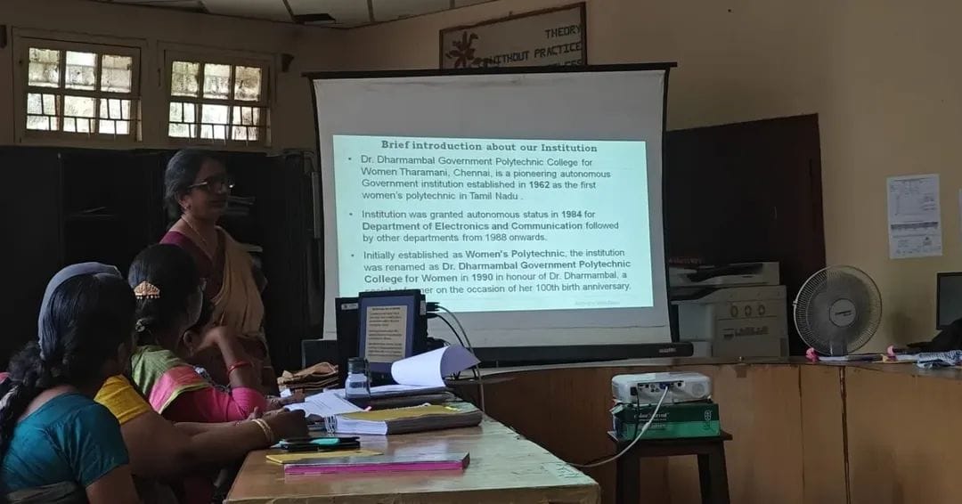 Wptchennai's tweet image. H Scheme Curriculum Revision Meeting
🗓 17 July 2025 | ⏰ 2:15 PM

&quot;Focused on updating and enhancing the curriculum to meet industry needs and improve learning outcomes.&quot;
#CurriculumReform #PolytechnicEducation #SkillBasedLearning #IndustryReady