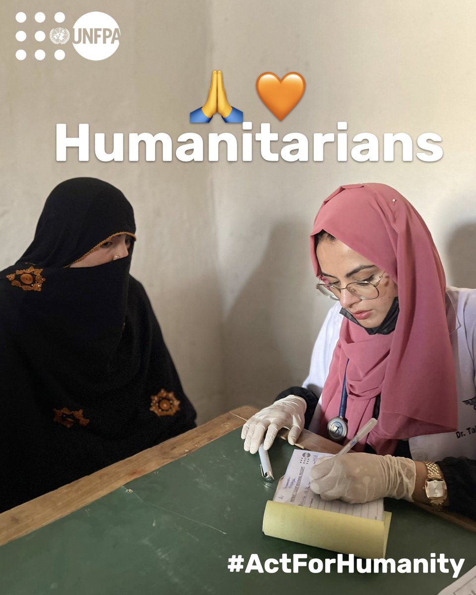 🌍 On #WorldHumanitarianDay, we honor those on the frontlines:
 👩‍⚕️ the midwife wading through floods to reach mothers
 🏥 the health worker delivering care amid conflict
 🧑‍🤝‍🧑 the youth volunteer bringing aid to remote villages

Urgent investment in local solutions, protection &amp;