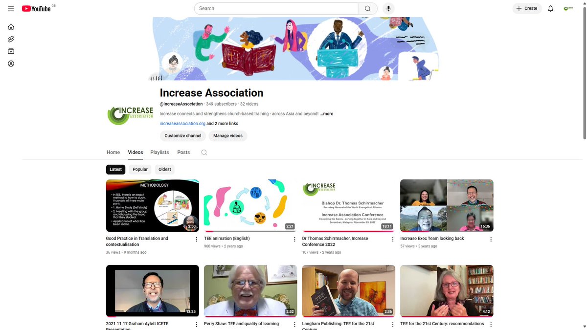 There have been almost 65,000 #video #views so far for the Increase Association's great #YouTube channel! So far, 350 #people have subscribed to the Increase channel - #free of #charge! So far, Increase has published 32 #different videos! #Watch now here: youtube.com/IncreaseAssoci…