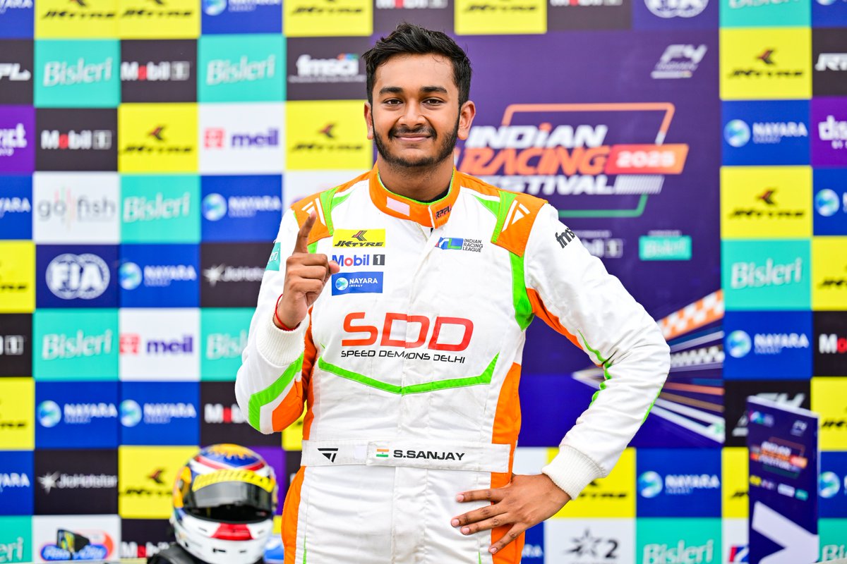 Sundaram R (@f1statsguru) on Twitter photo En route to his maiden IRL victory, Sai Sanjay led 17 laps for Speed Demons Delhi on Sunday, more than the team had led in the last 2 seasons combined (4).
#IndianRacingLeague En route to his maiden IRL victory, Sai Sanjay led 17 laps for Speed Demons Delhi on Sunday, more than the team had led in the last 2 seasons combined (4).
#IndianRacingLeague