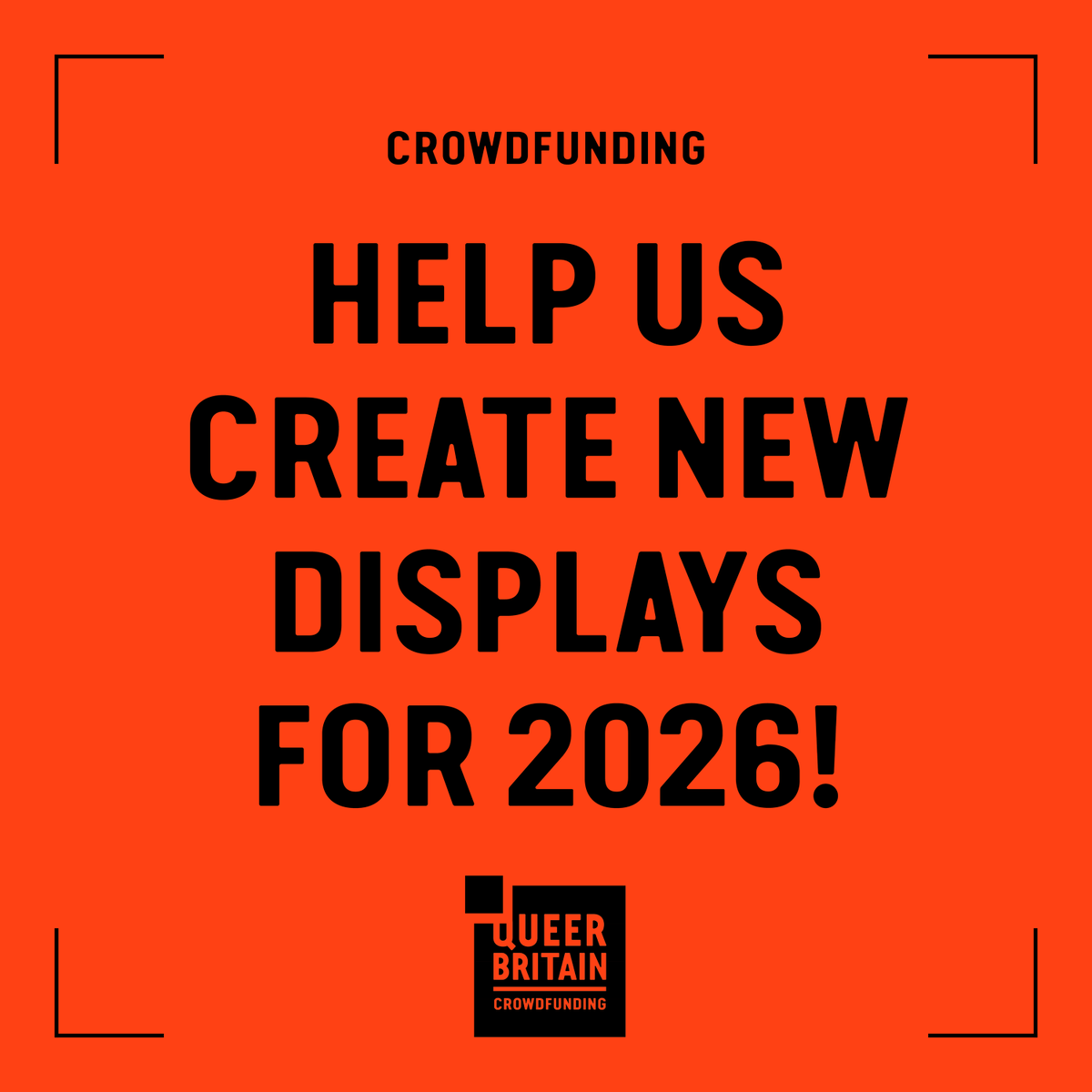 QueerBritain's tweet photo. “I wish there was more.”
We hear it all the time, so we’re making it happen.

Help us raise £20k to create 6 new Queer Britain displays for 2026
🎁 Donate to enter &amp; win queer prizes: @mightyhoopla tickets, art, books + more.

👉 https://t.co/pBUccE6yOH

#QueerHistory #LGBTQ https://t.co/SUwPPMJDlw